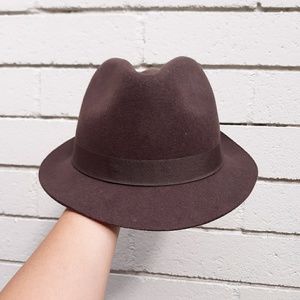 Christy's London Brown Back Bow Hat👒